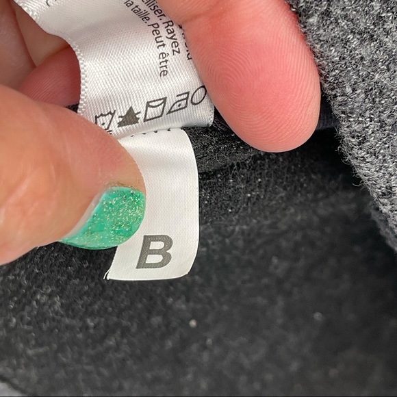 Eileen Fisher Asymmetric Zip Hoodie Size L Gray - Picture 7 of 14